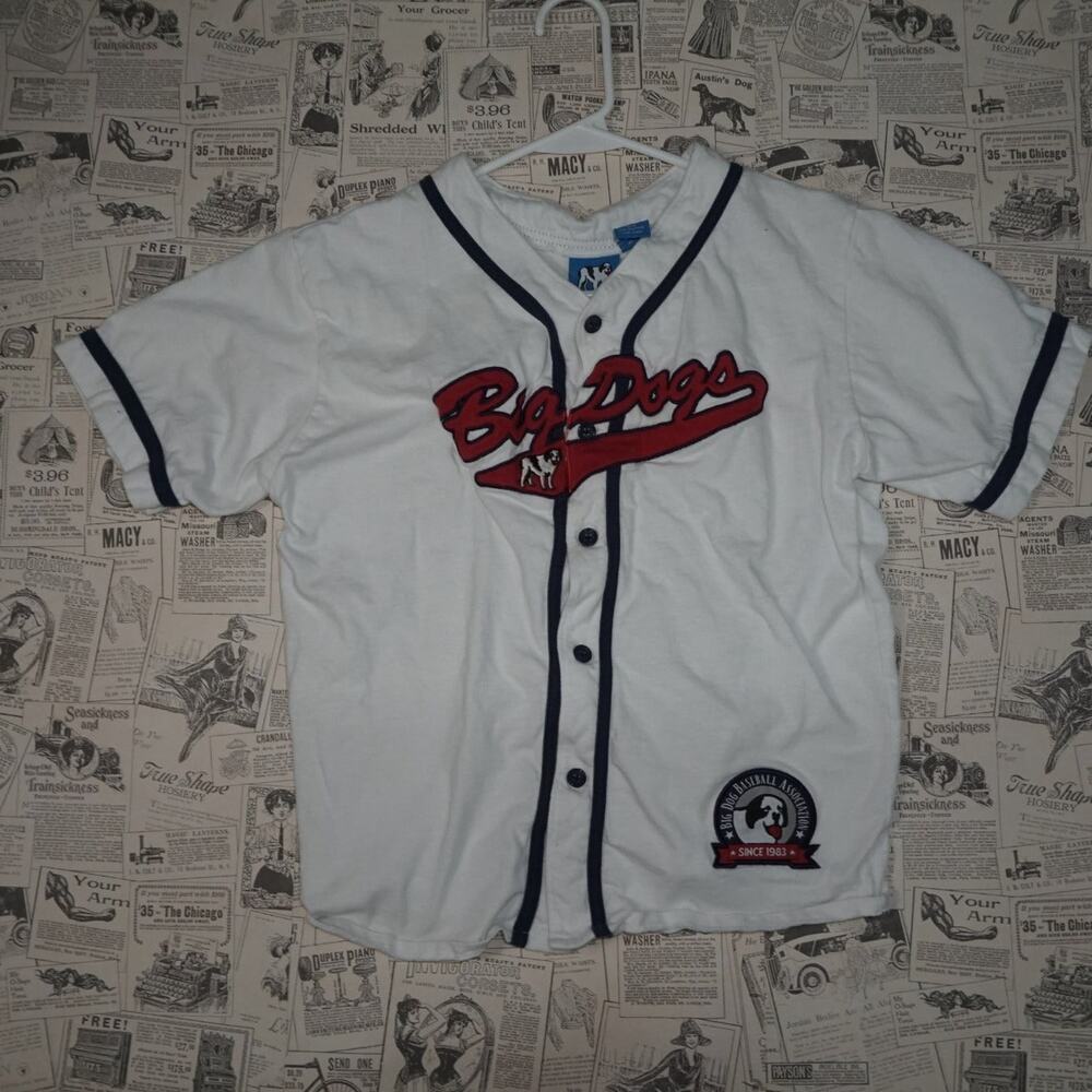 8 - Vintage Y2K Big Dogs Shirts embroidered spell baseball
